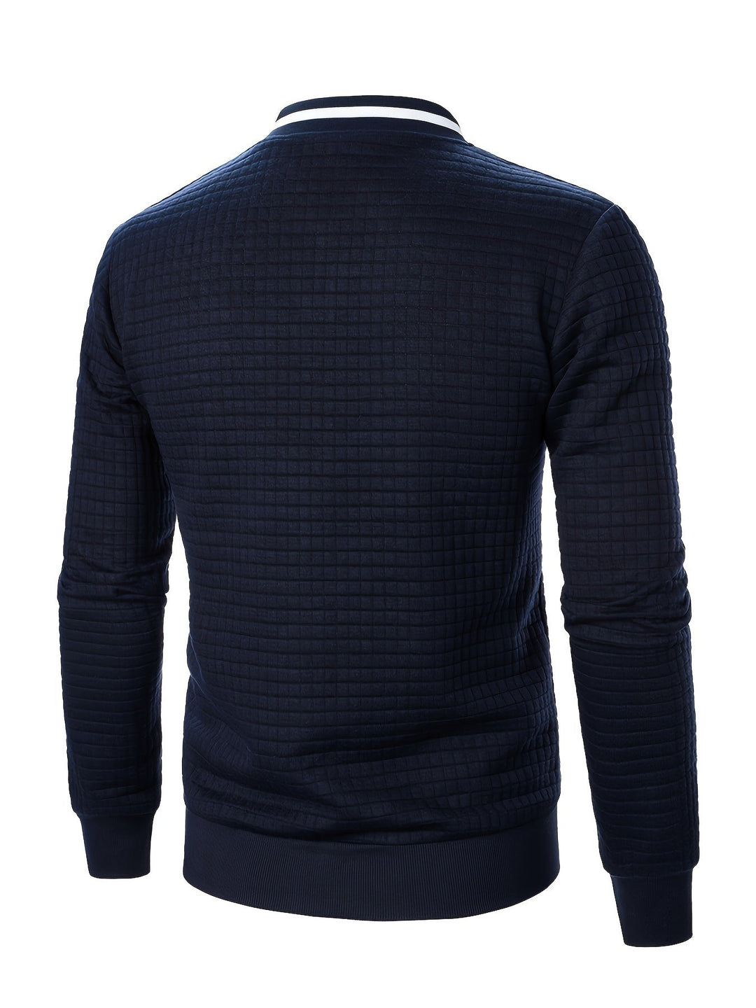 Sullivan | Textured Stand-Collar Bomber Jacket