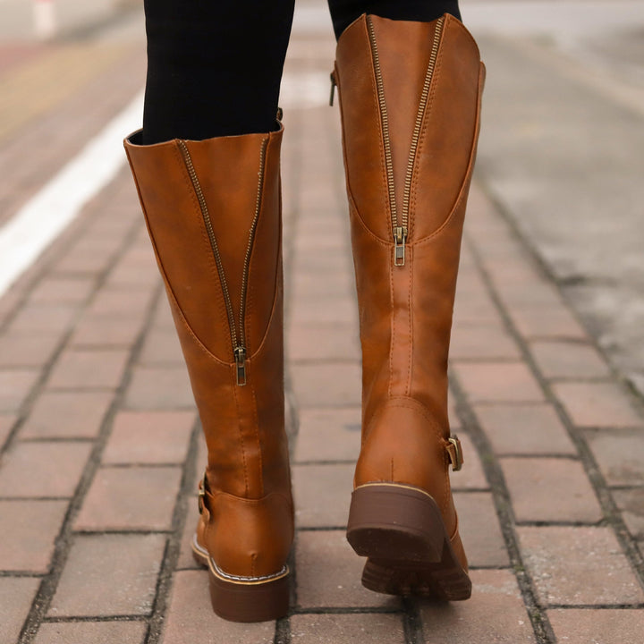 Delphine | Sleek Leather Boots