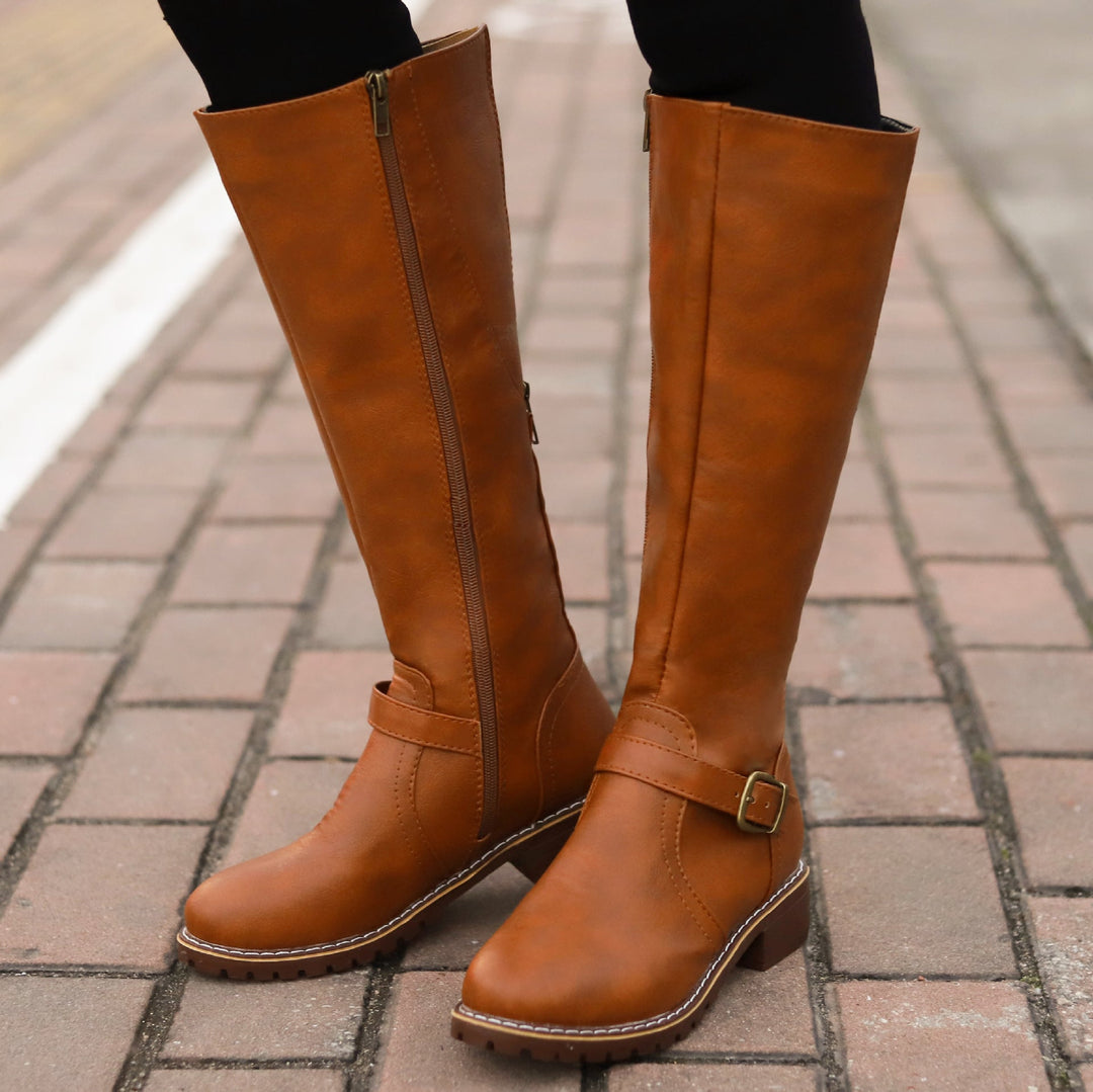 Delphine | Sleek Leather Boots