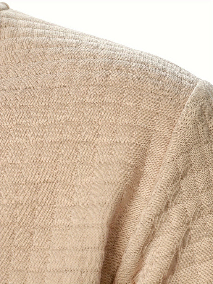 Sullivan | Textured Stand-Collar Bomber Jacket