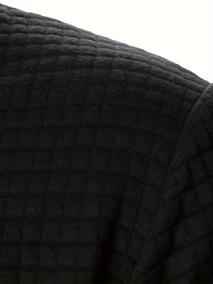 Sullivan | Textured Stand-Collar Bomber Jacket