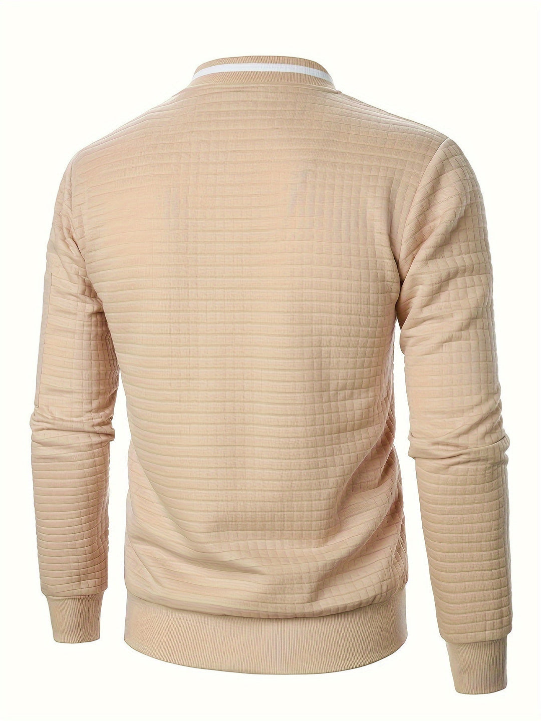 Sullivan | Textured Stand-Collar Bomber Jacket