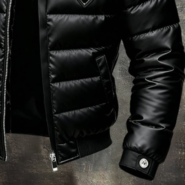 Marcus | Quilted Puffer Bomber Jacket for Men