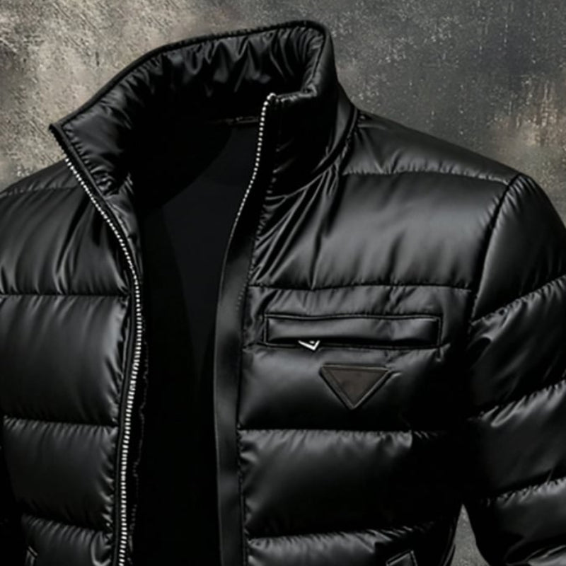 Marcus | Quilted Puffer Bomber Jacket for Men
