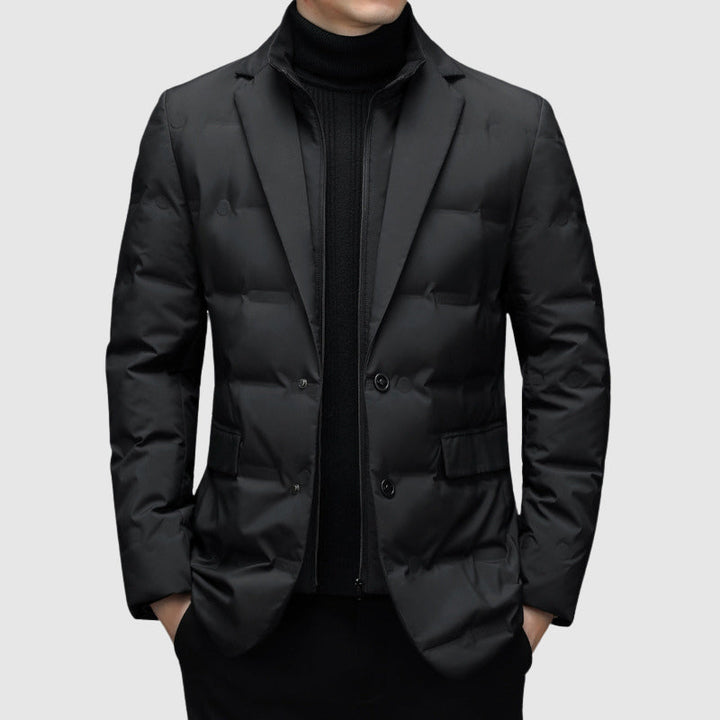 Marcus | Men's Down Blazer Jacket with Tailored Lapel for Men