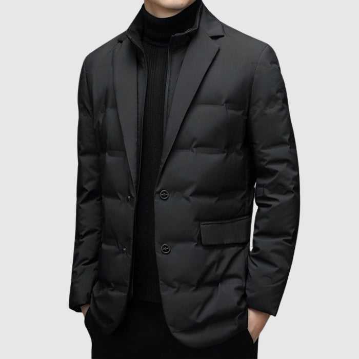Marcus | Men's Down Blazer Jacket with Tailored Lapel for Men
