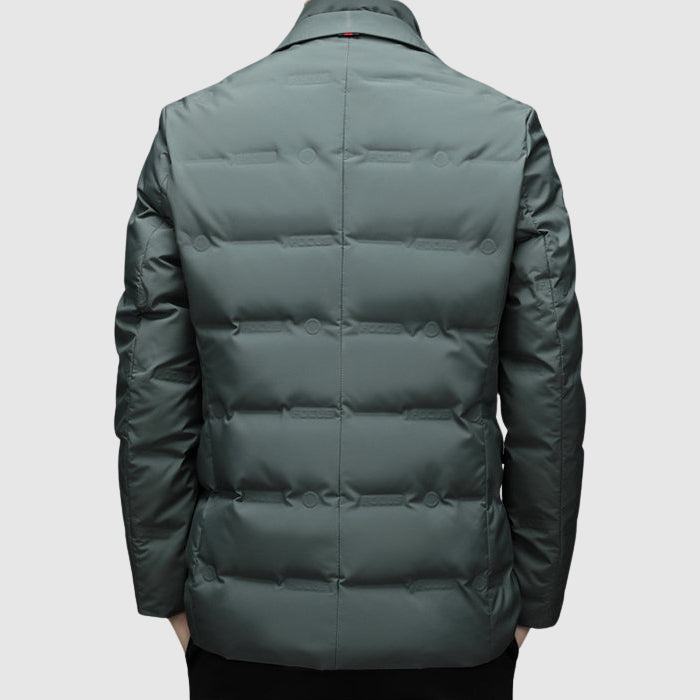 Marcus | Men's Down Blazer Jacket with Tailored Lapel for Men