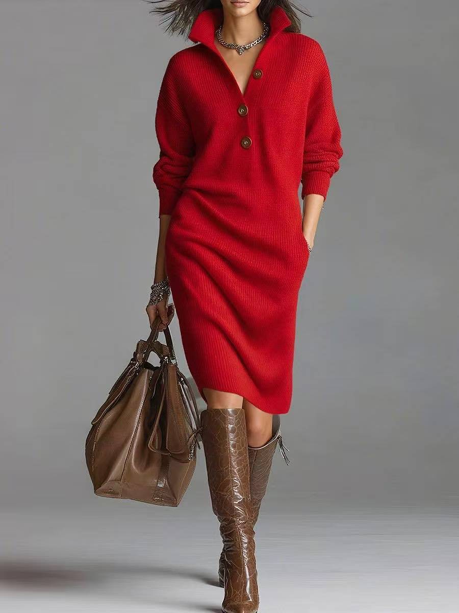 Seraphina | Ribbed Sweater Dress