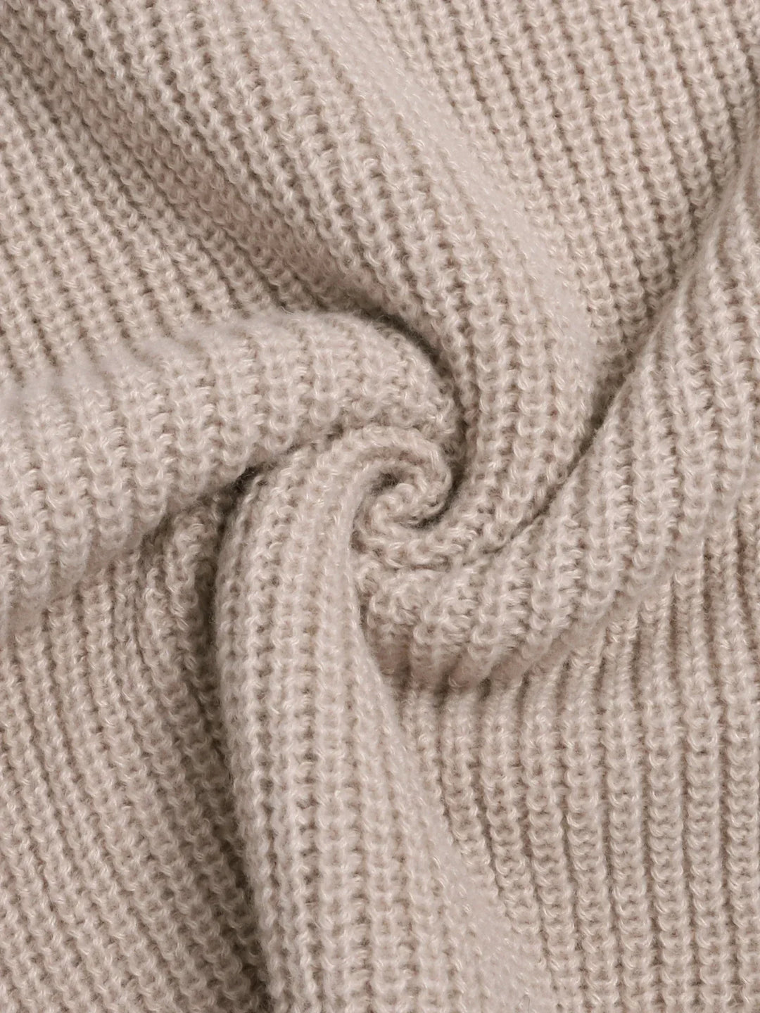 Natalie | Oversized Ribbed Knit Pullover Sweater with Balloon Sleeves for Women