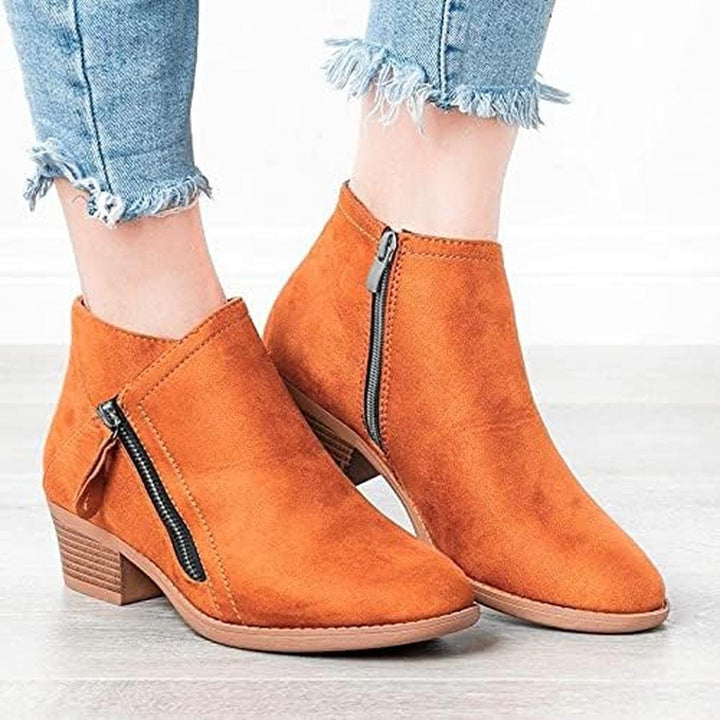 Camille | Women's Short Suede Ankle Boots