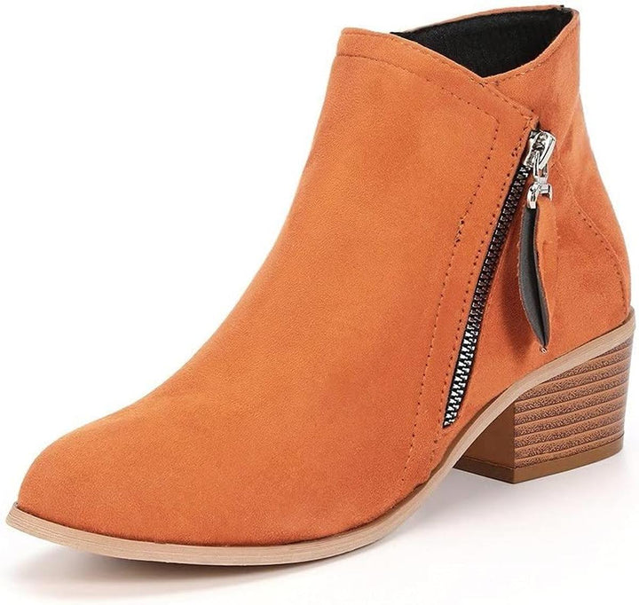 Camille | Women's Short Suede Ankle Boots