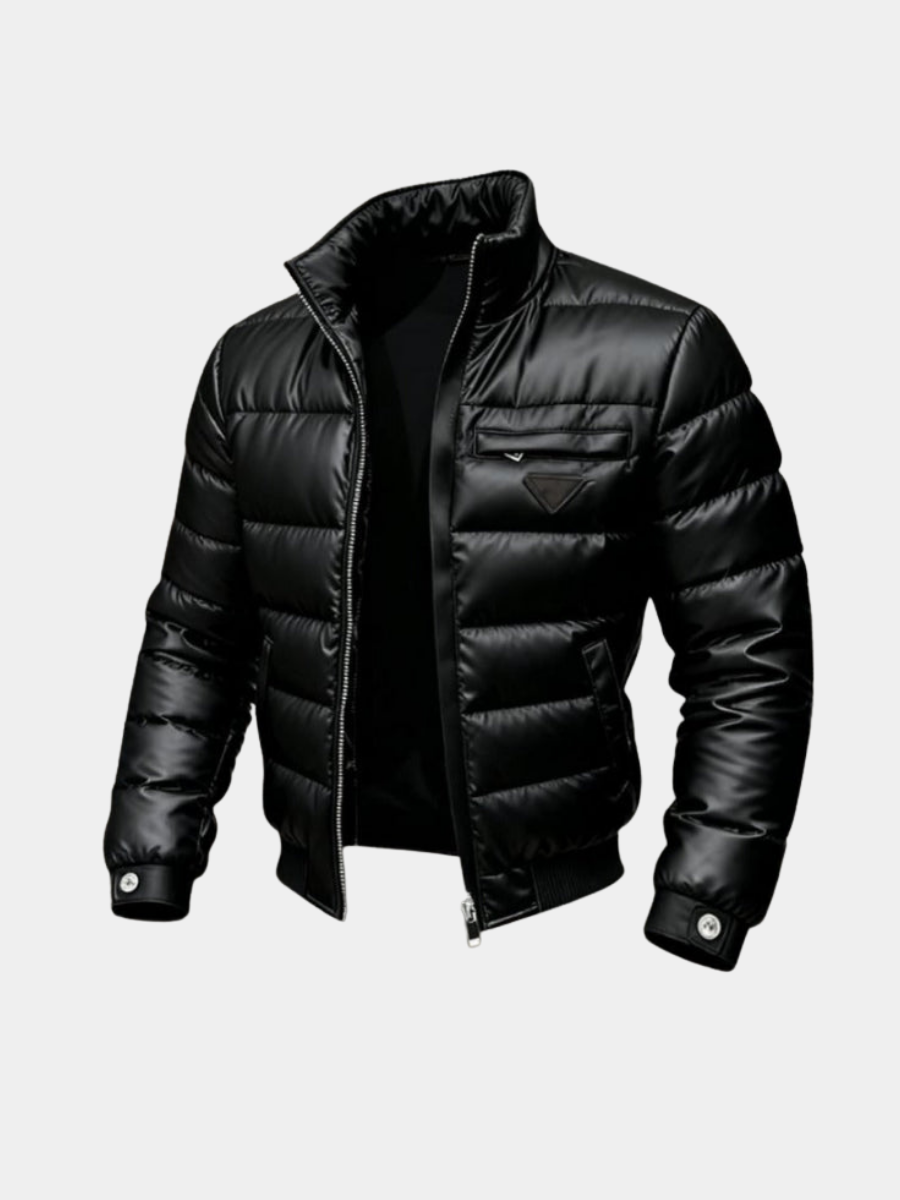 Marcus | Quilted Puffer Bomber Jacket for Men
