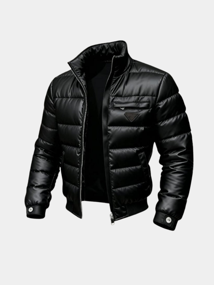 Marcus | Quilted Puffer Bomber Jacket for Men