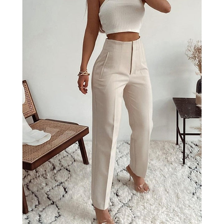 Adrienne High-Waisted Tailored Trousers for Women
