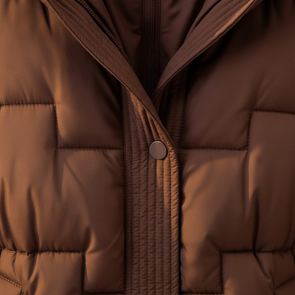 Anastasia Women's Quilted Hooded Long Puffer Coat with Belt