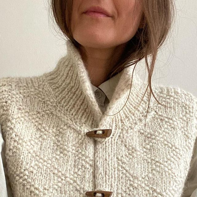Clara | Chunky Knit Button-Up Sweater Vest for Women