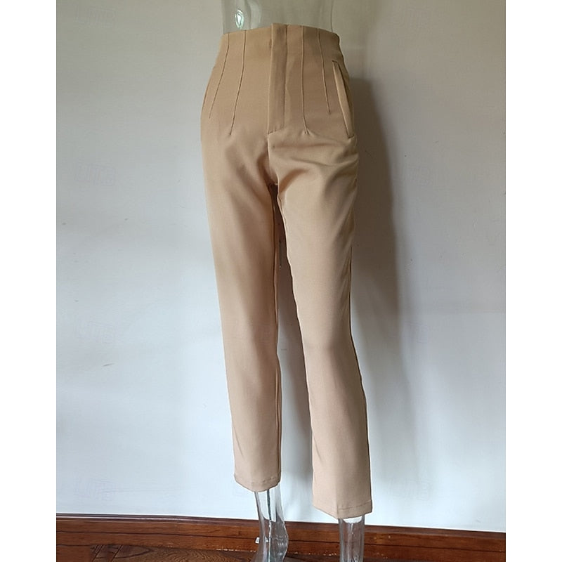 Adrienne High-Waisted Tailored Trousers for Women