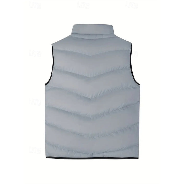 Marcus | Quilted Puffer Vest with Stand Collar for Men