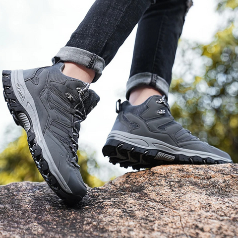 Women's Waterproof Mid-Top Hiking Boots with Non-Slip Sole