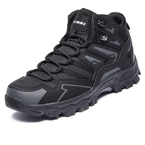 Women's Waterproof Mid-Top Hiking Boots with Non-Slip Sole