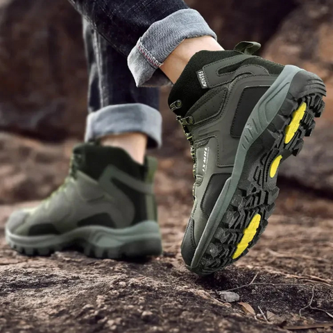 Women's Waterproof Mid-Top Hiking Boots with Non-Slip Sole
