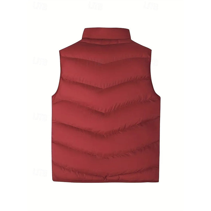 Marcus | Quilted Puffer Vest with Stand Collar for Men