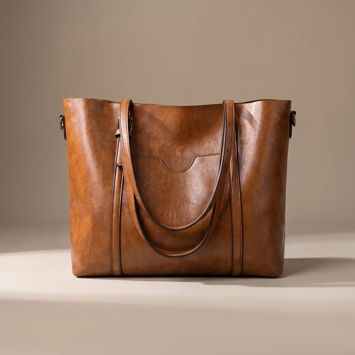 Sofia | Timeless Oiled Leather Tote for Women