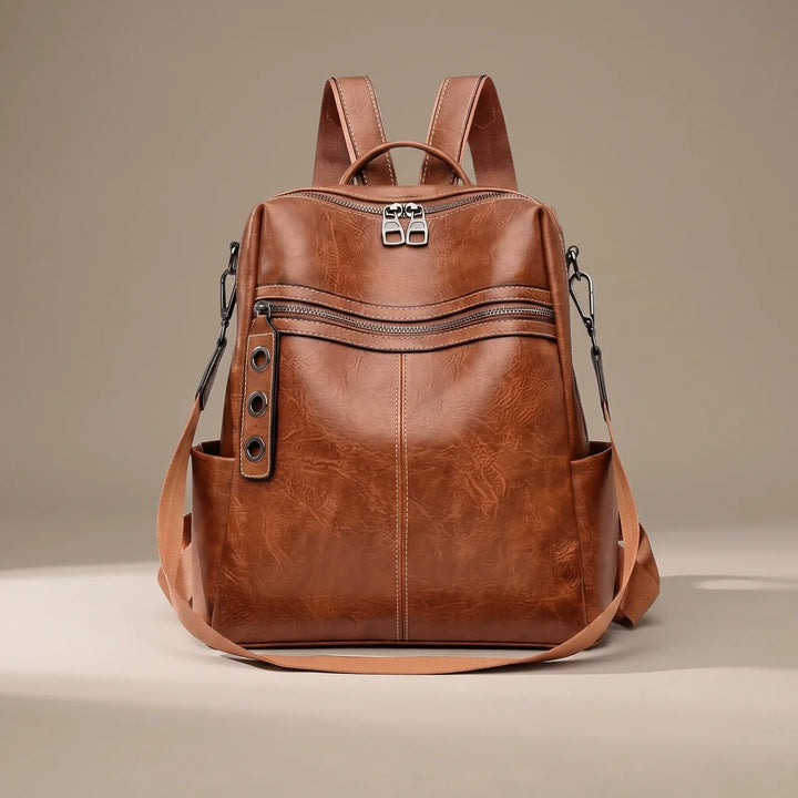 Victoria | Chic Leather Backpack for Women