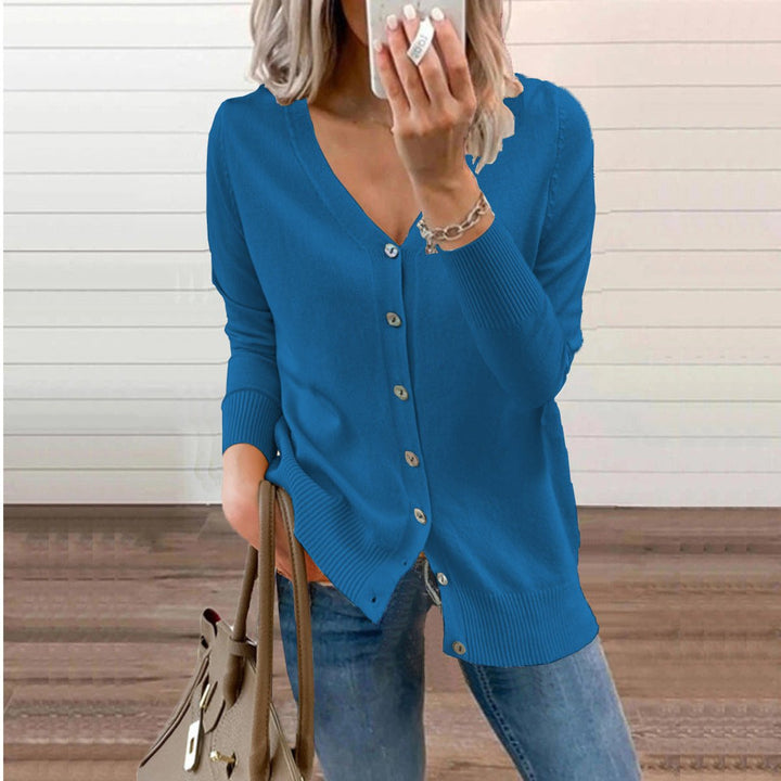 Vivienne | Women's V-Neck Button-Down Cardigan