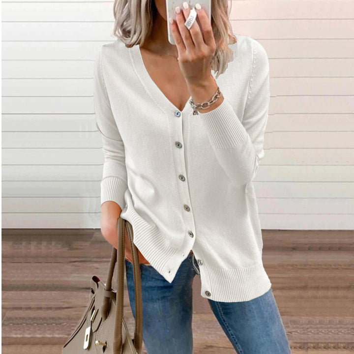 Vivienne | Women's V-Neck Button-Down Cardigan