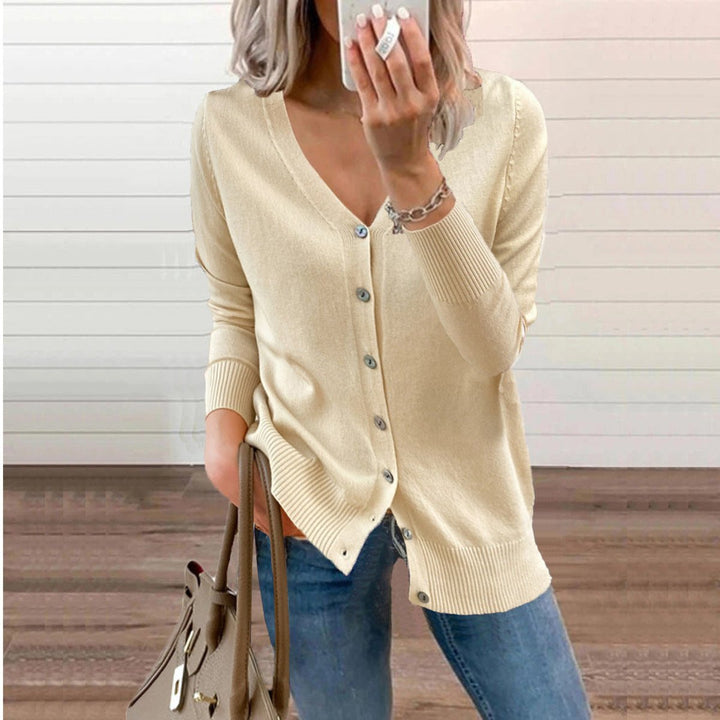 Vivienne | Women's V-Neck Button-Down Cardigan