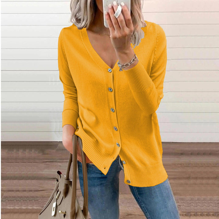 Vivienne | Women's V-Neck Button-Down Cardigan