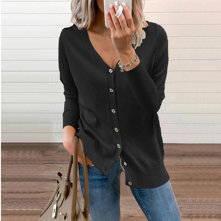 Vivienne | Women's V-Neck Button-Down Cardigan
