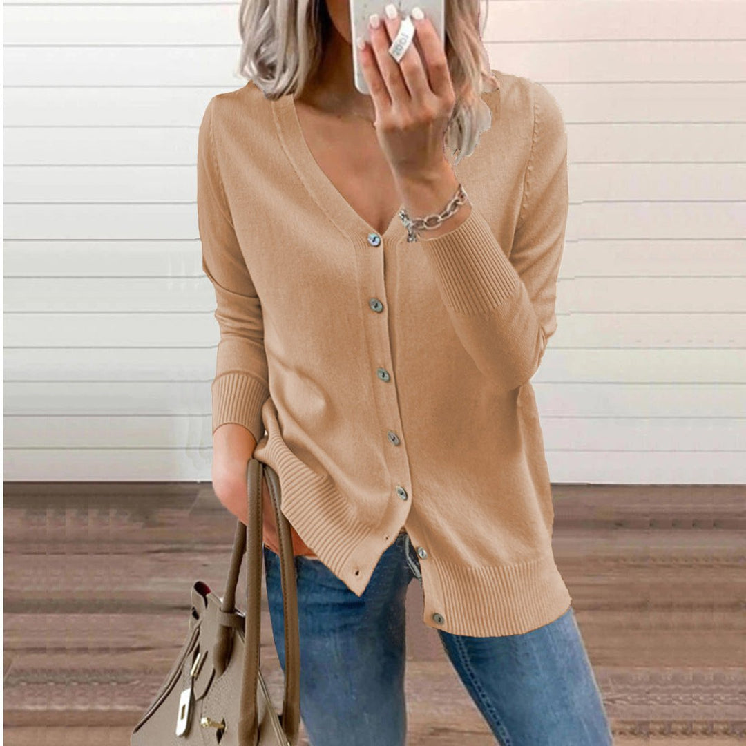 Vivienne | Women's V-Neck Button-Down Cardigan