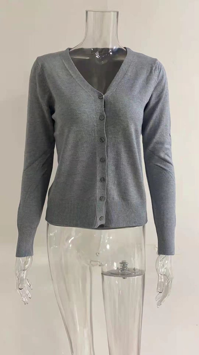 Vivienne | Women's V-Neck Button-Down Cardigan