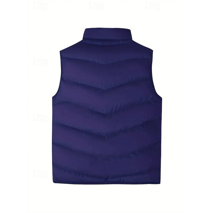 Marcus | Quilted Puffer Vest with Stand Collar for Men