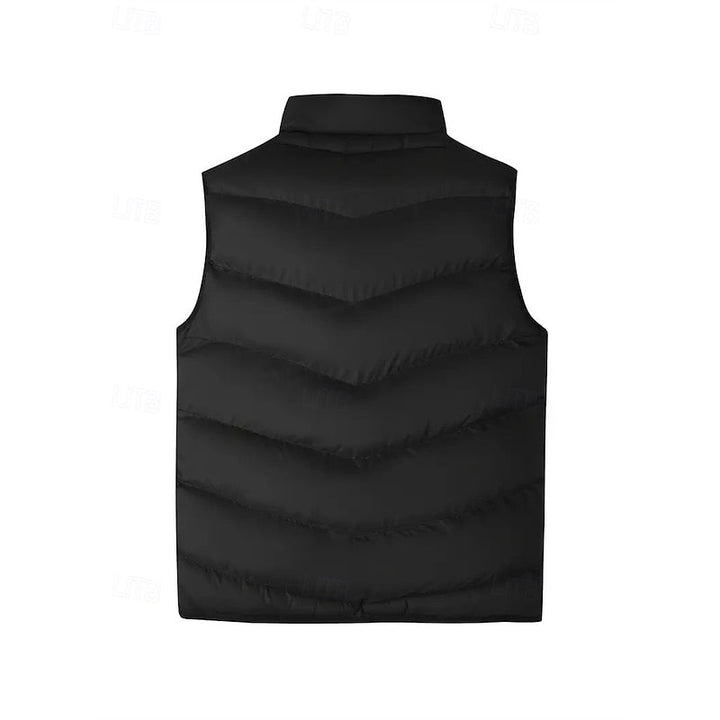 Marcus | Quilted Puffer Vest with Stand Collar for Men