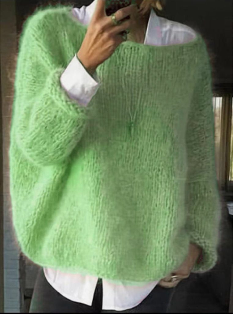 Rowena | Mohair Knit Oversized Sweater for Women