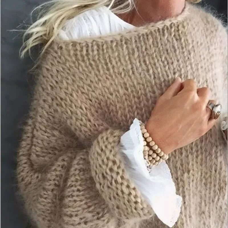 Rowena | Mohair Knit Oversized Sweater for Women