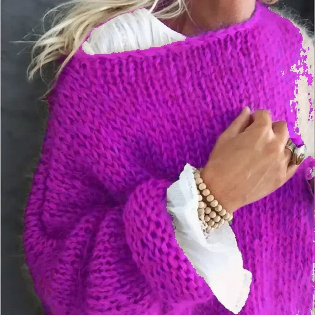 Rowena | Mohair Knit Oversized Sweater for Women