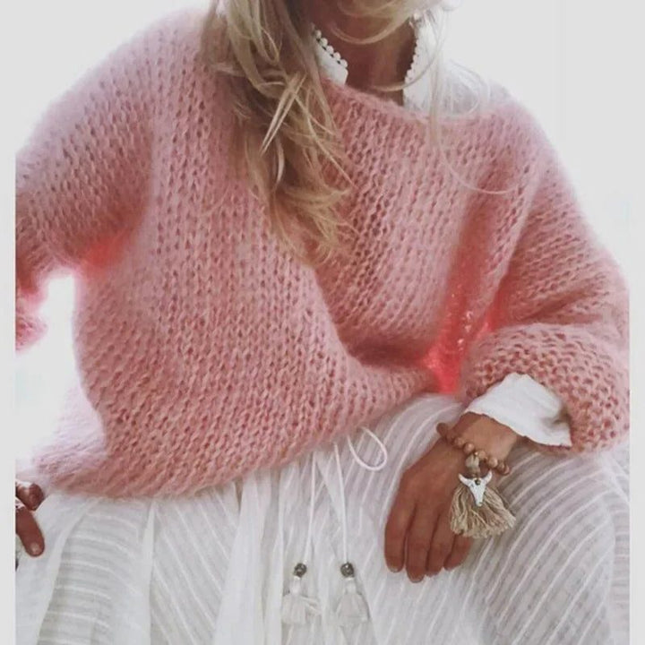 Rowena | Mohair Knit Oversized Sweater for Women