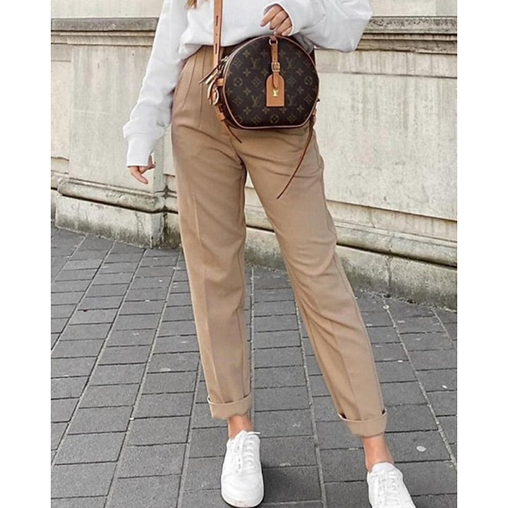 Adrienne High-Waisted Tailored Trousers for Women