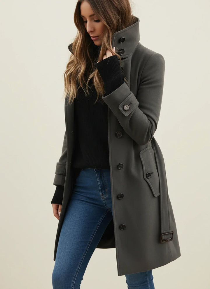 Colette | Women's Belted Longline Trench Coat