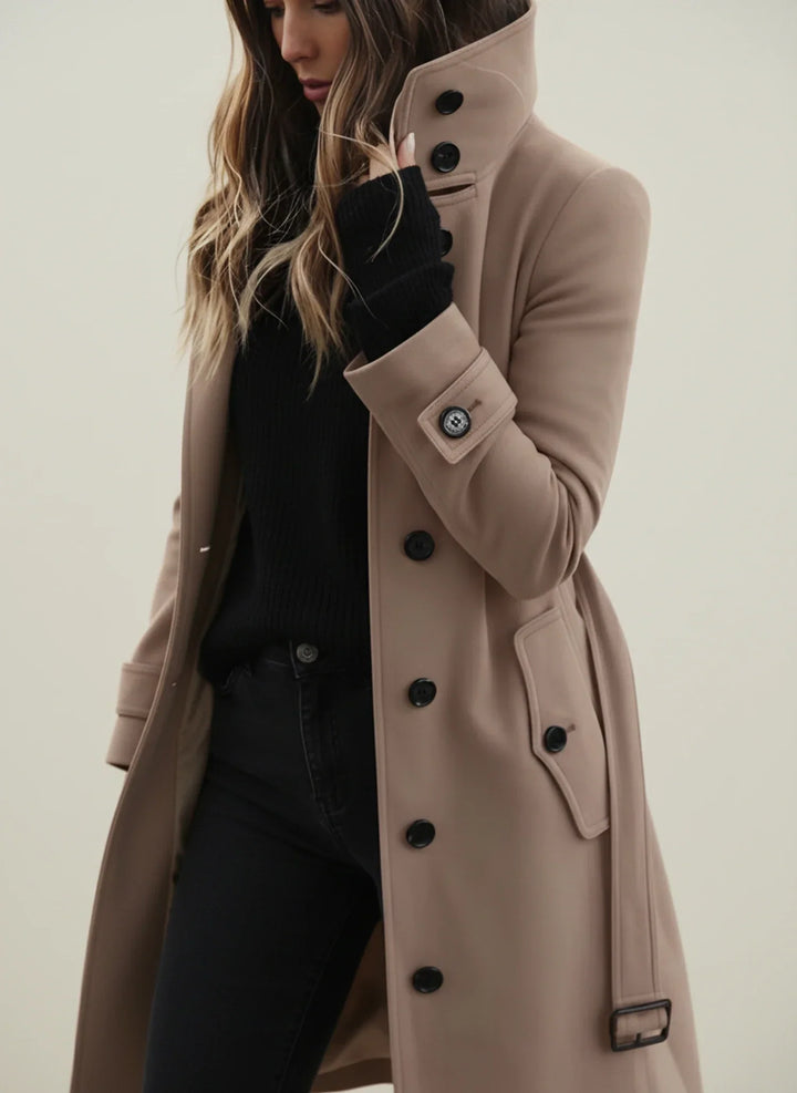 Colette | Women's Belted Longline Trench Coat