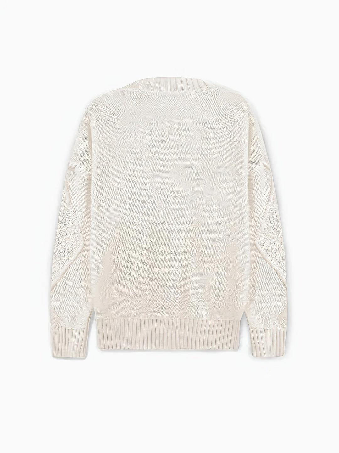 Women's Cable Knit Button-Front Cardigan in Blush Pink